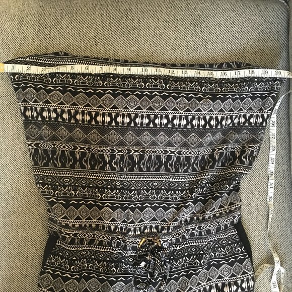 NWOT Caché Black and White Print Romper, Size S - Picture 4 of 8